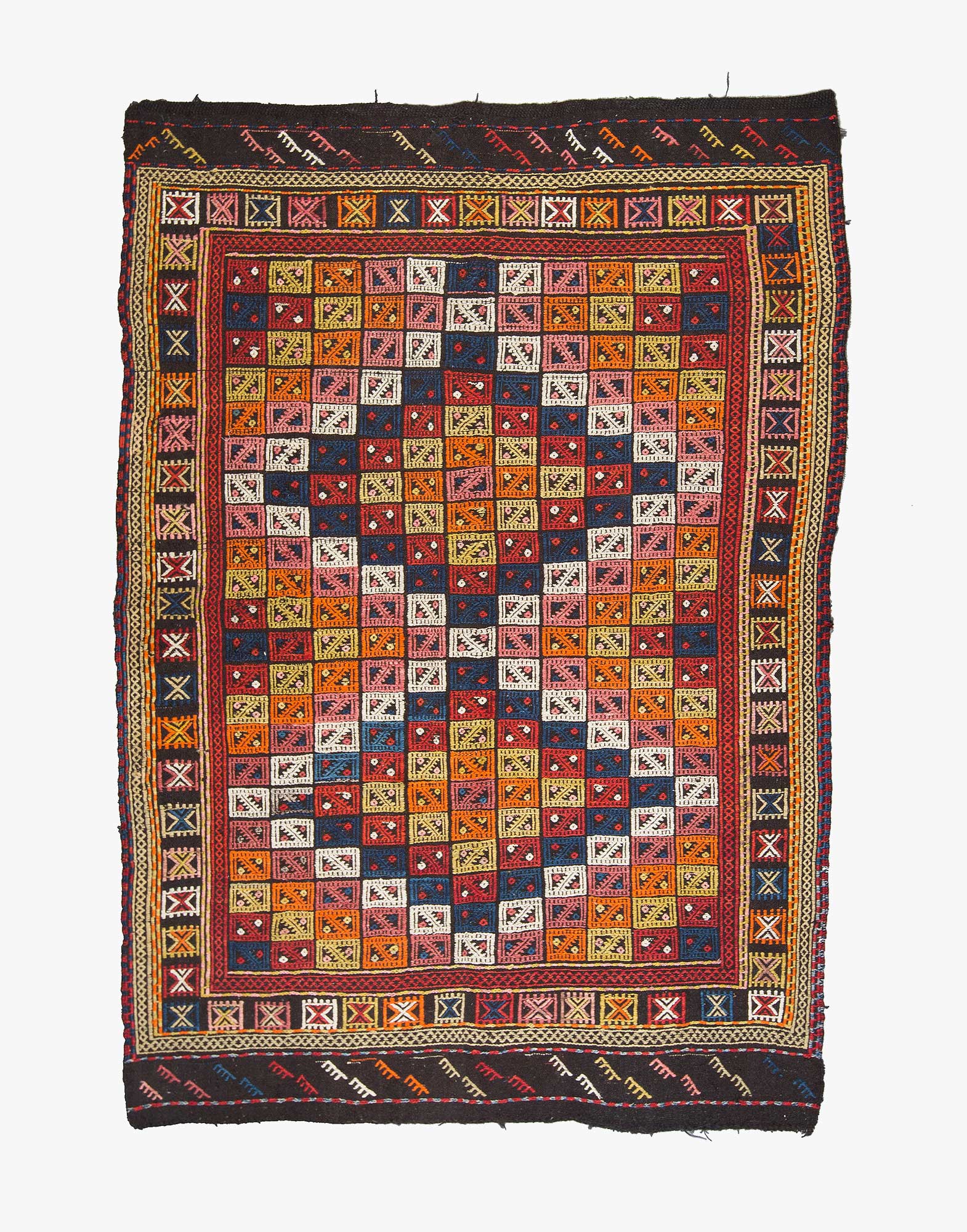 Bergama Cicim Embroidered Kilim