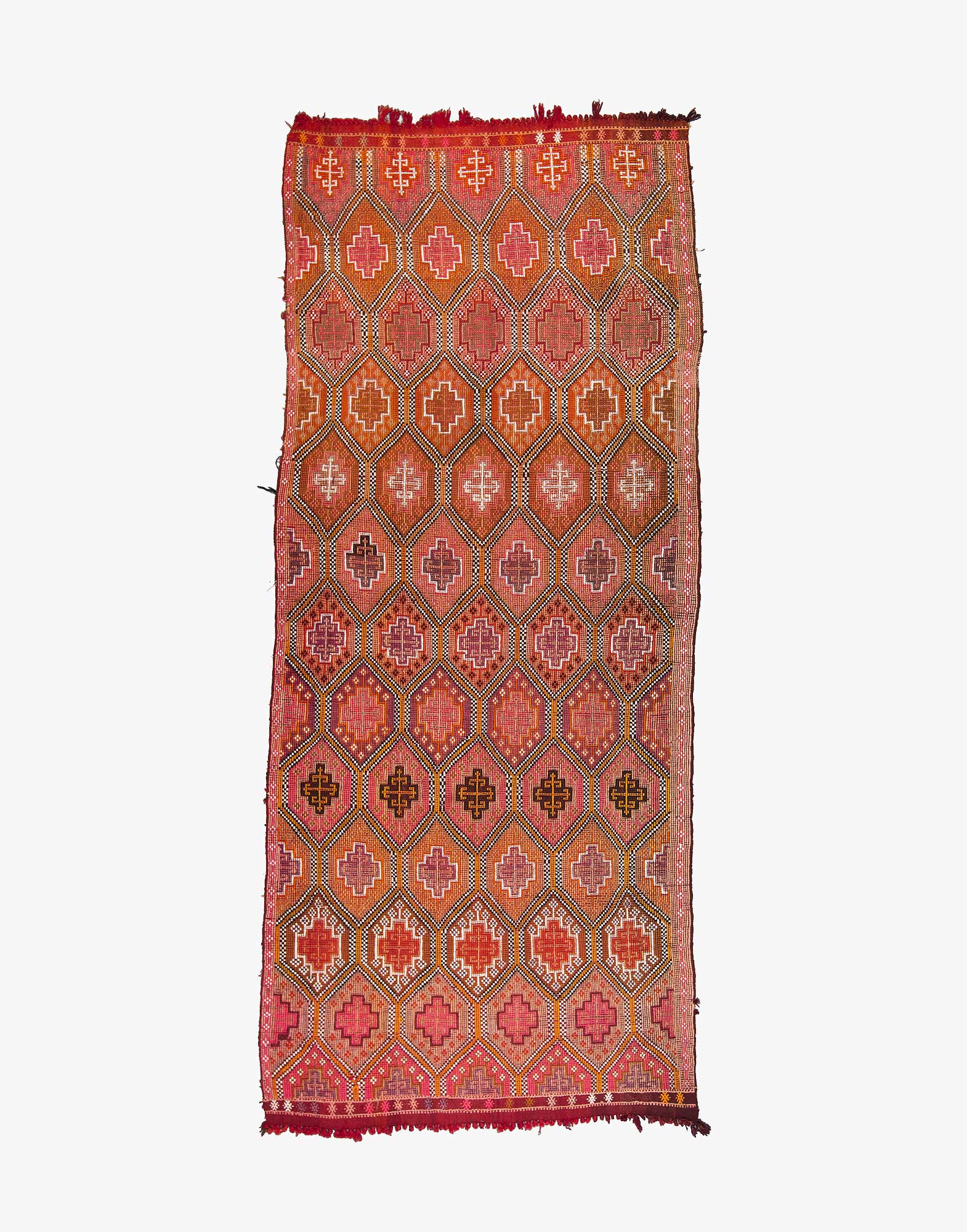 Denizli Zili Embroidered Kilim