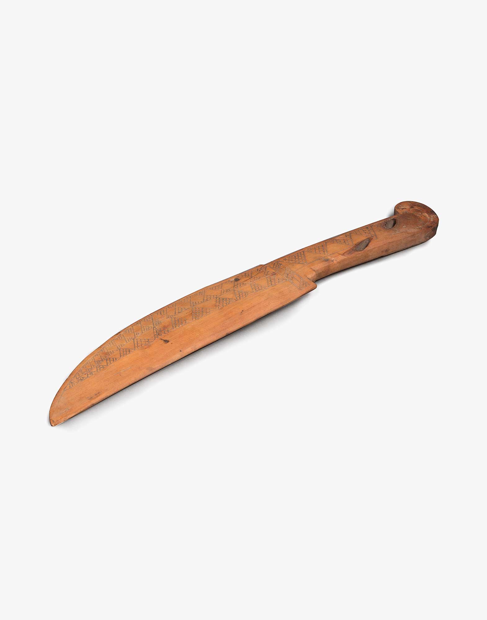 Antique Handcrafted Wooden Knife - Kichy