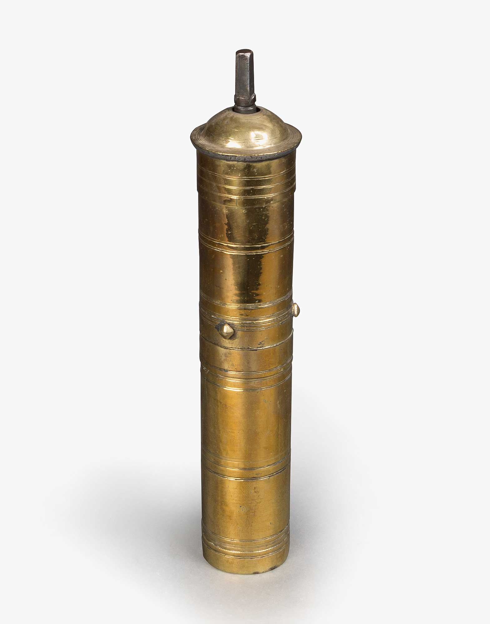 Traditional Ottoman Brass Coffee Grinder