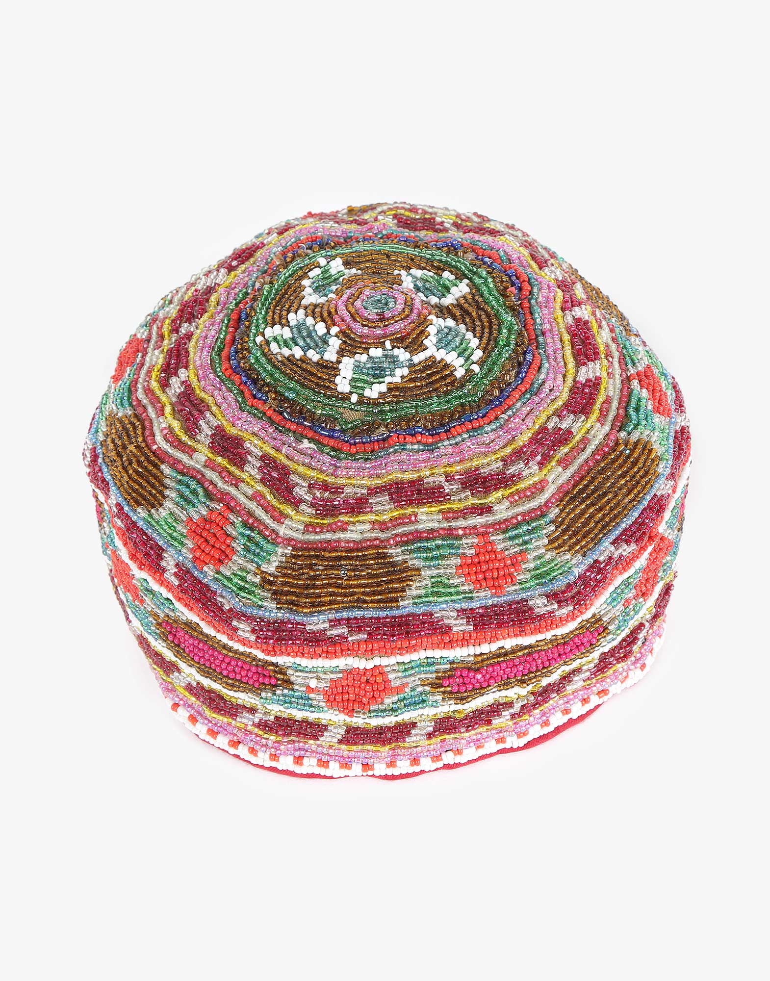 Vintage Beaded Uzbek Headwear