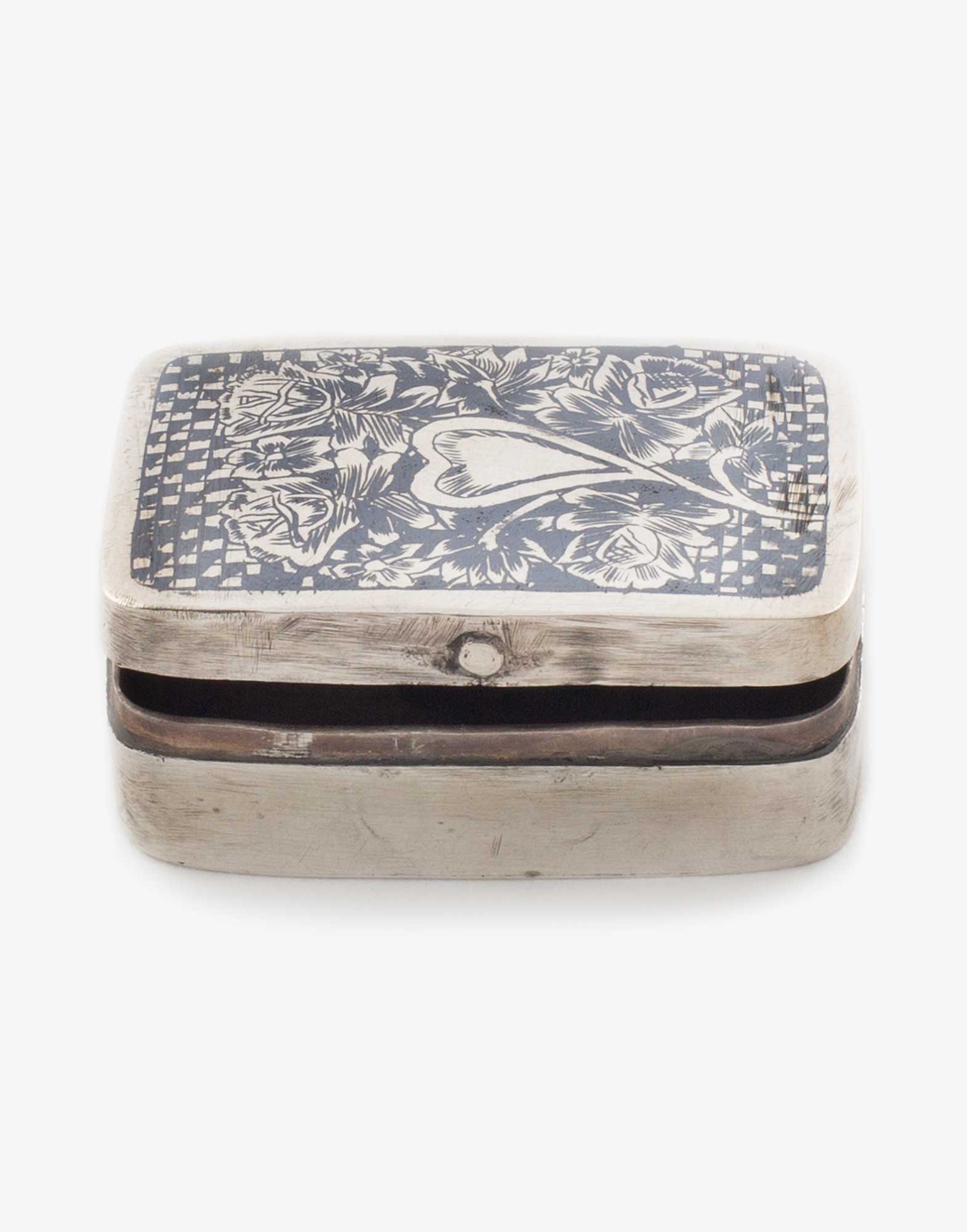 Antique Silver Snuff Box