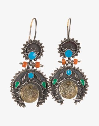 Traditional Ottoman Silver Earrings