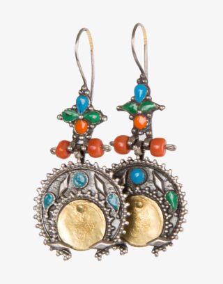 Traditional Ottoman Silver Earrings