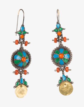 Traditional Ottoman Silver Earrings