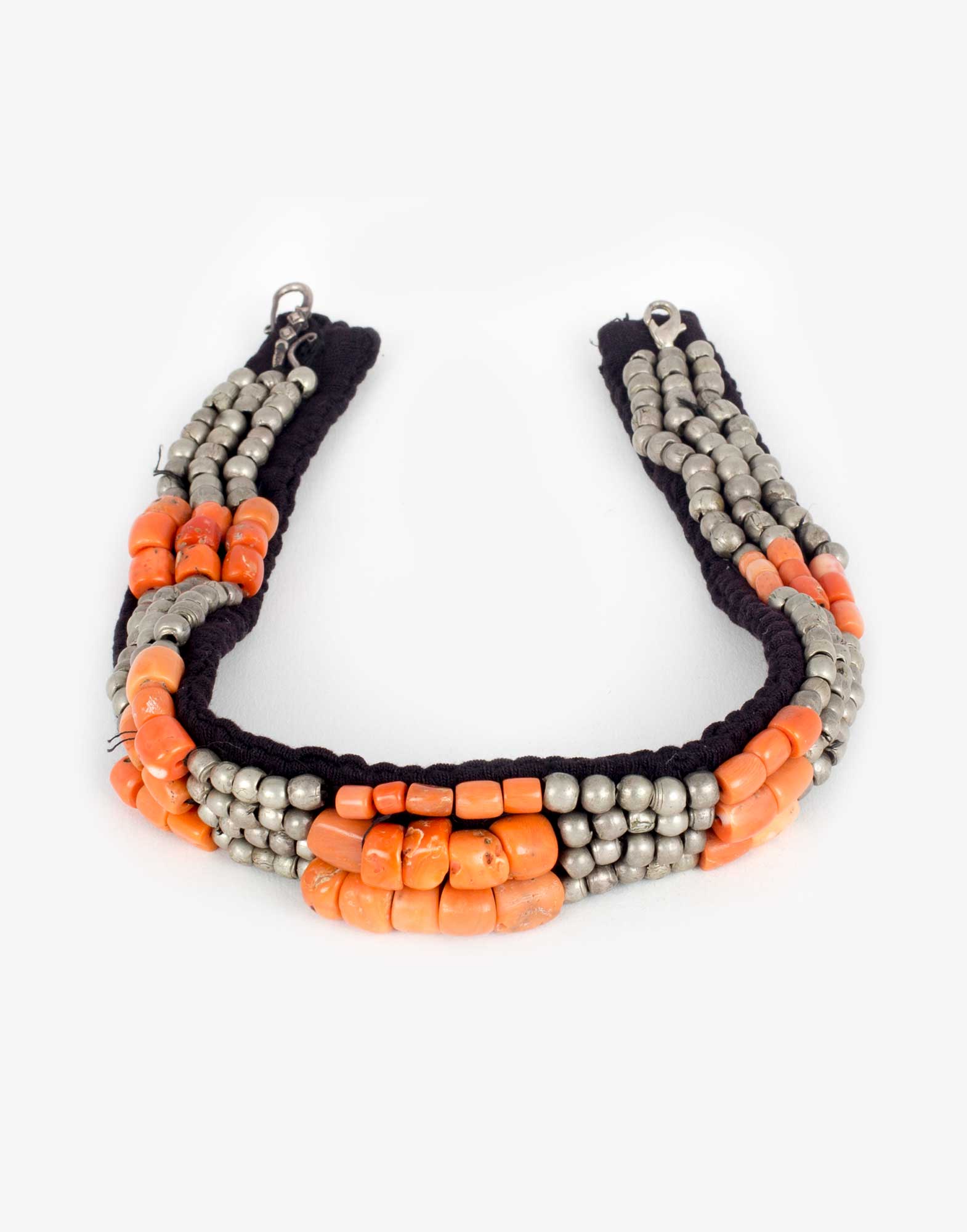 Vintage Coral Beaded Necklace