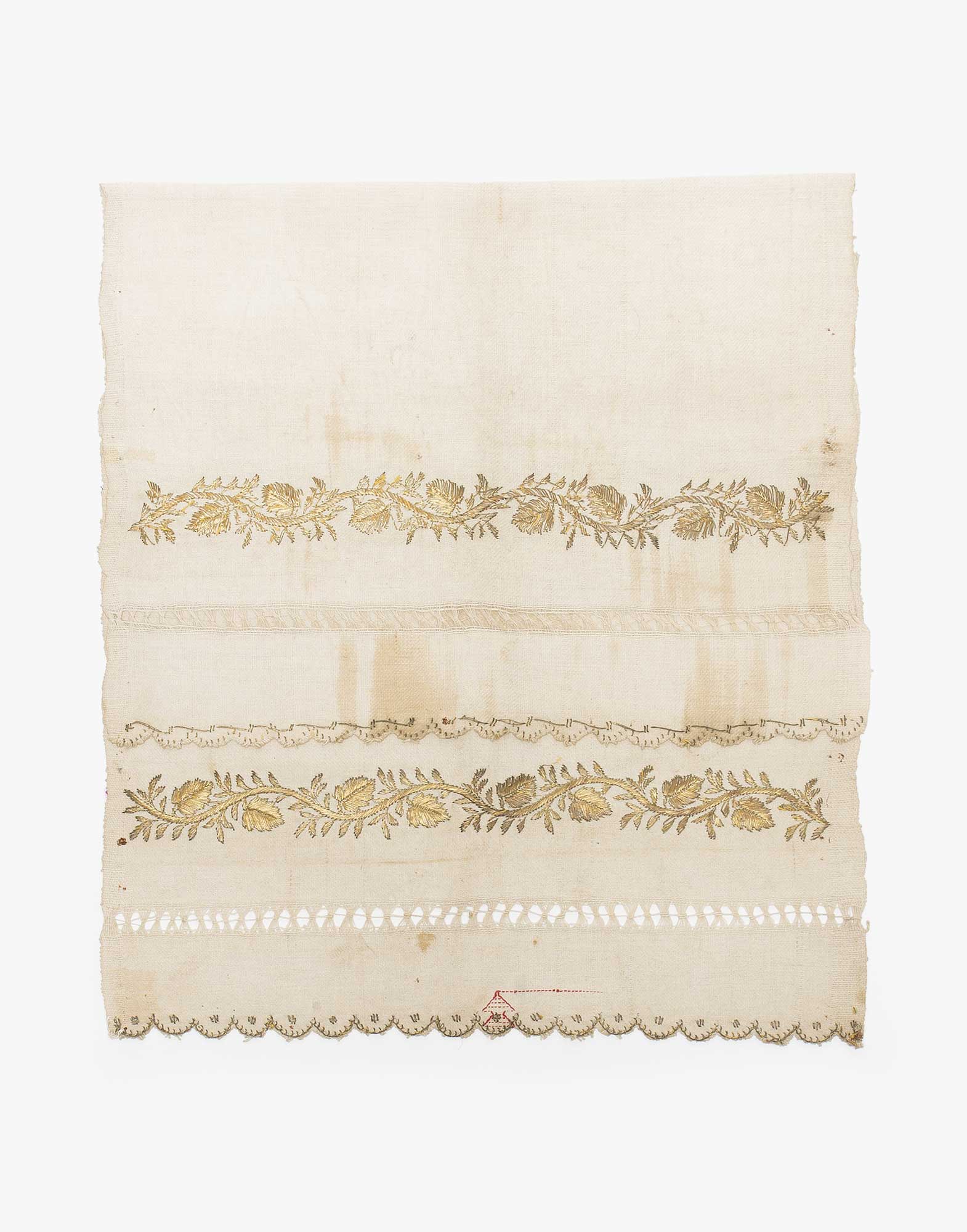 Ottoman Embroidered Makrama Hand Towel