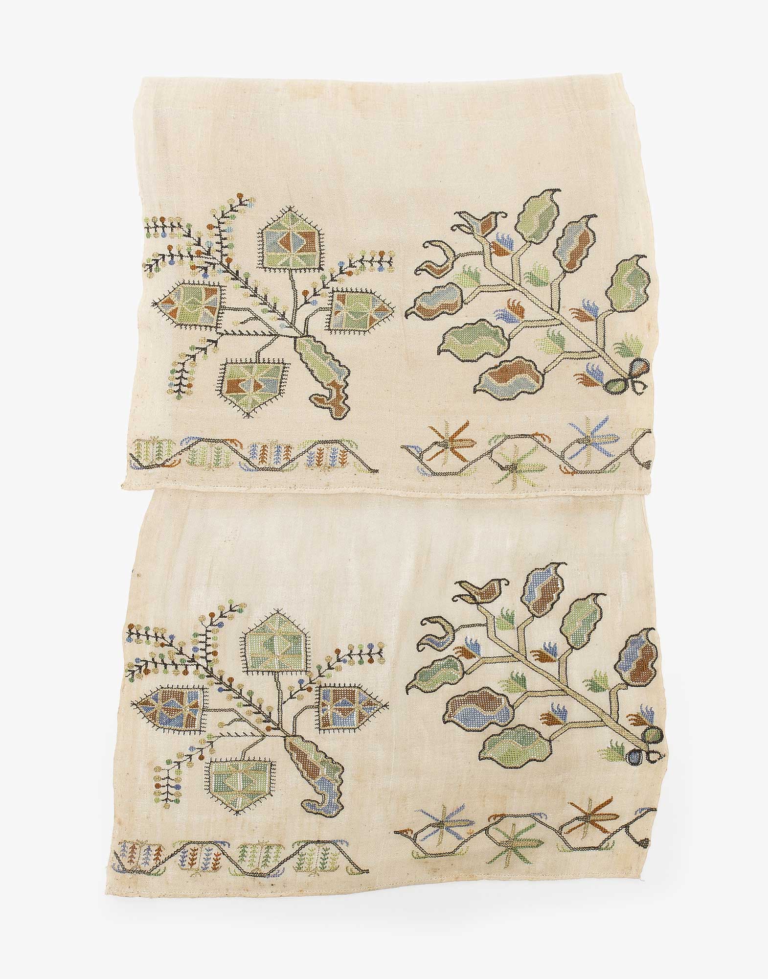 Ottoman Embroidered Makrama Hand Towel