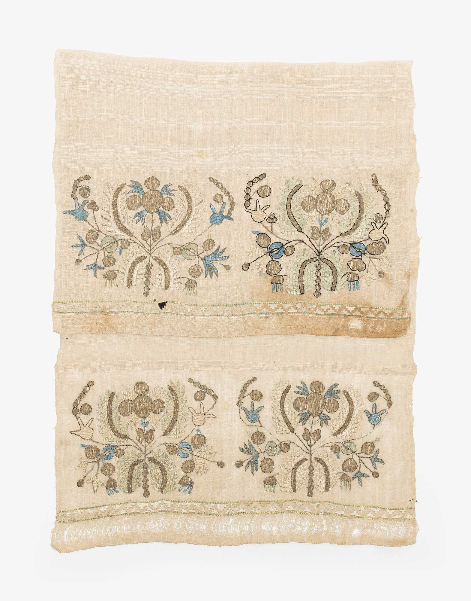 Ottoman Embroidered Makrama Hand Towel