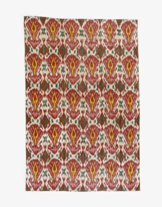 Central Asian Uzbek Ikat Panel