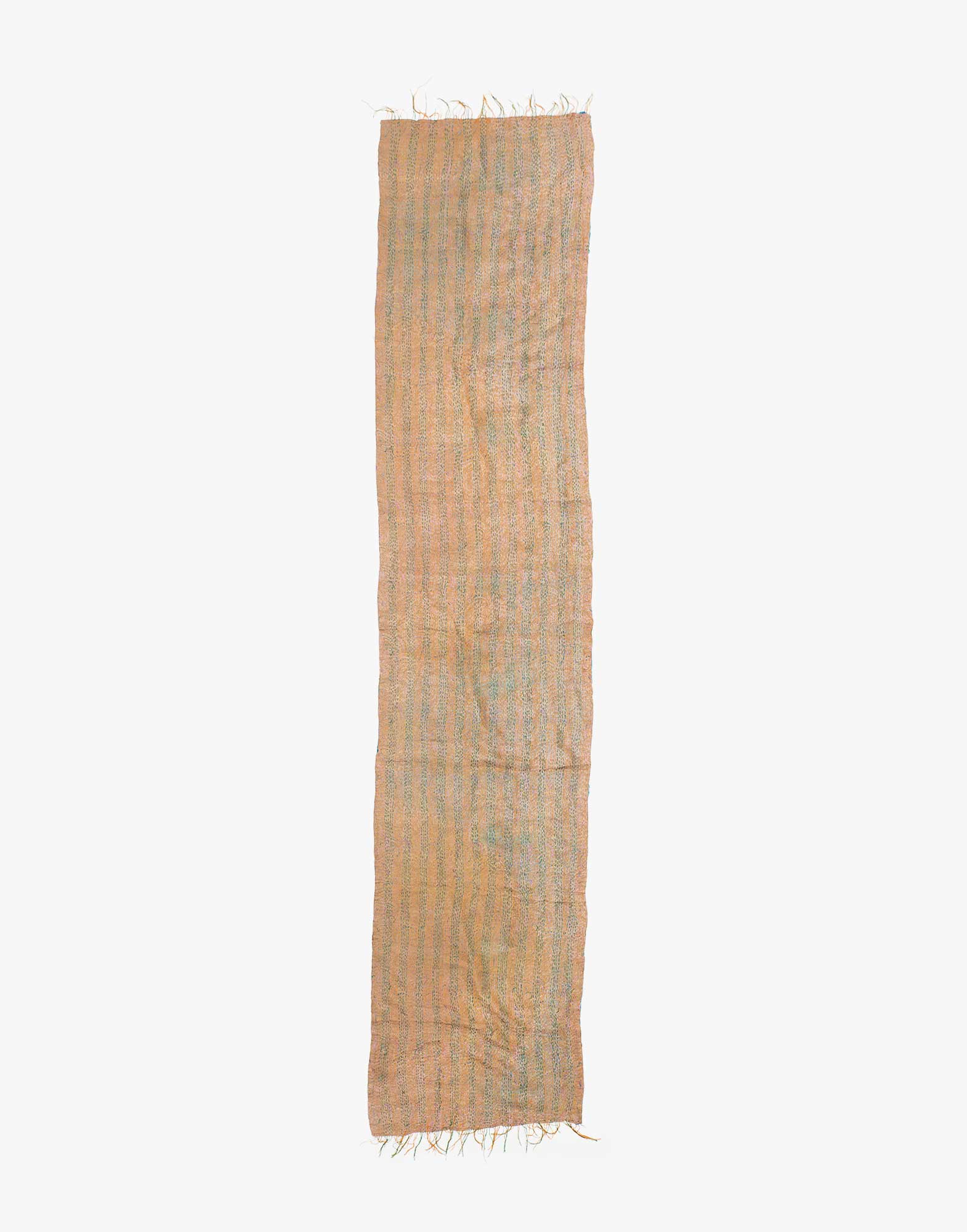 Vintage Colorful West Bengal Kantha Embroidery