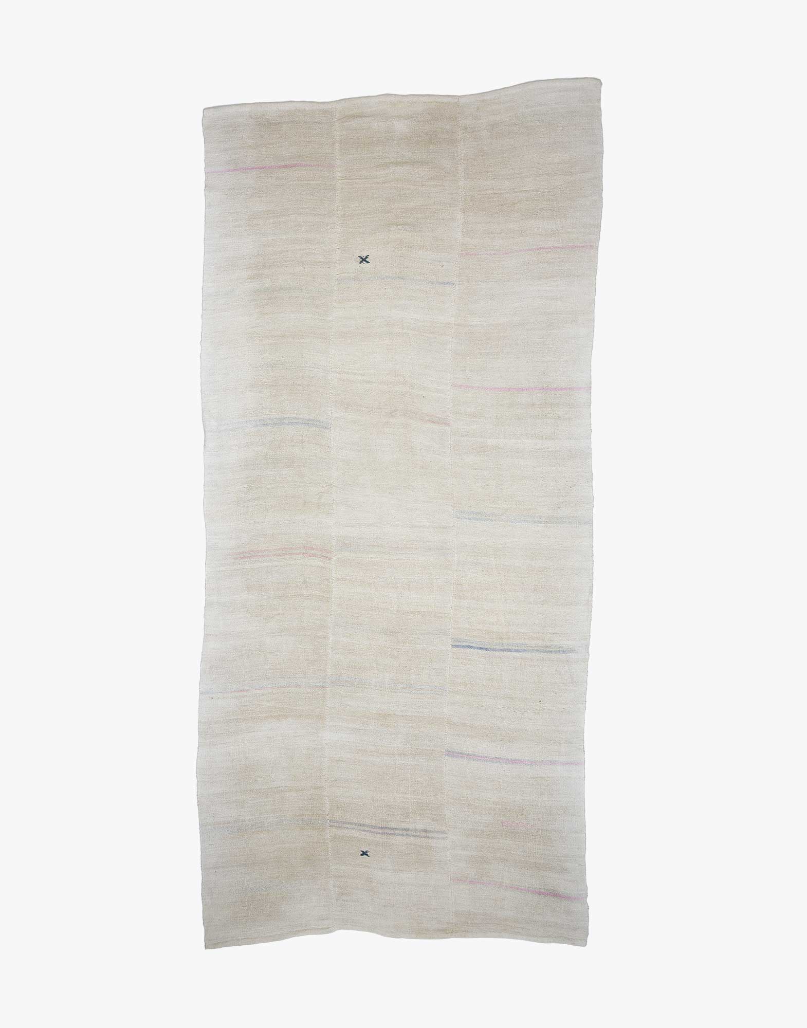 Vintage Turkish Hemp Flatweave Kilim Rug